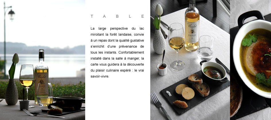 Auberge batby Soustons Landes _table_1