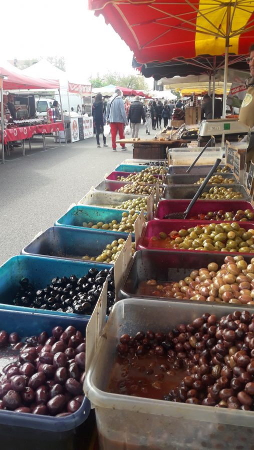 Photo marché tourin olives